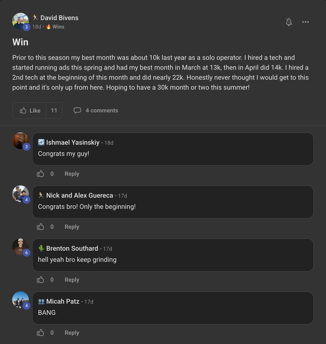 MiNT member community win