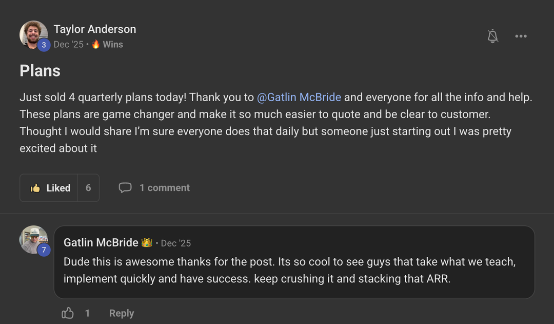 MiNT member community win